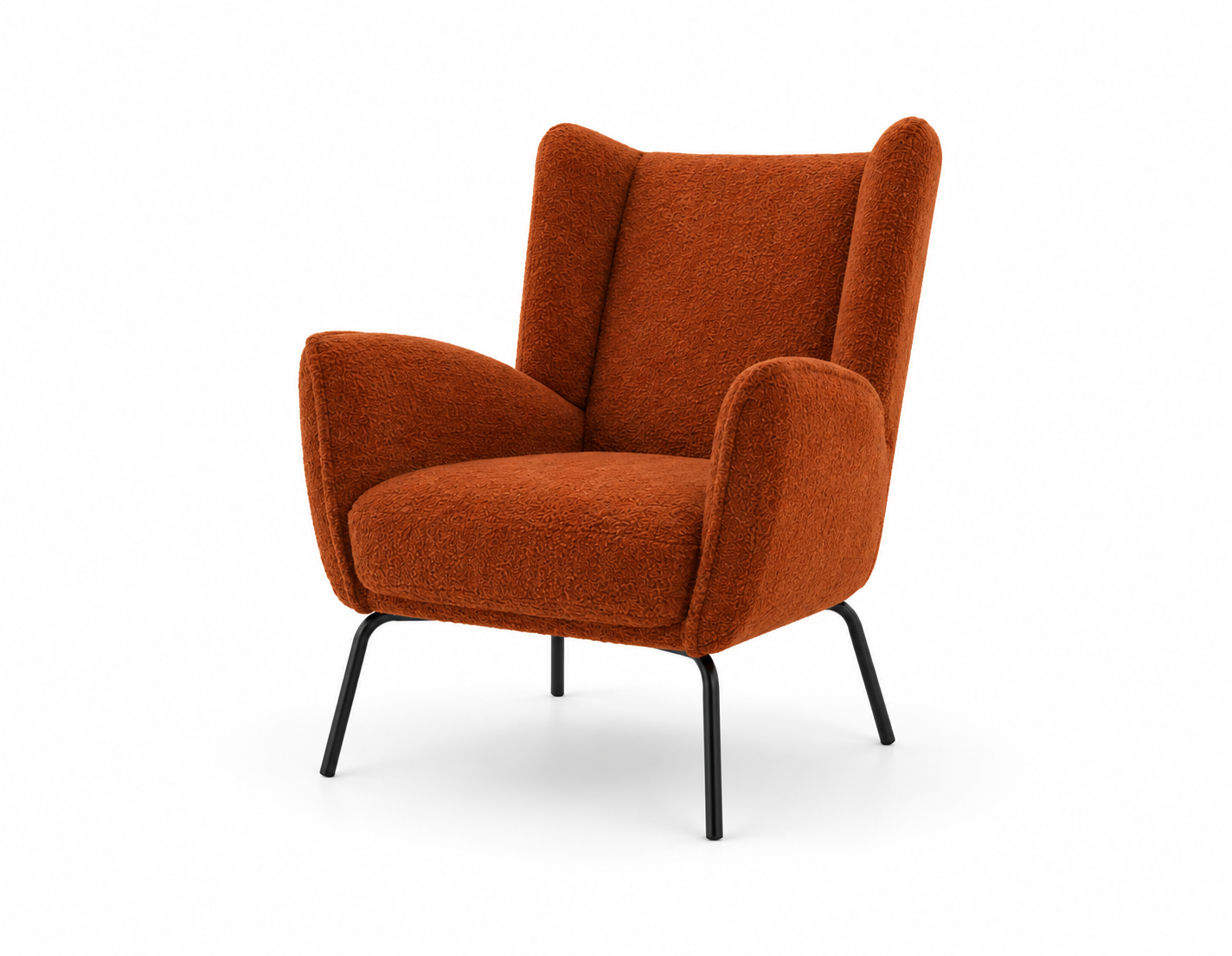Luxe Wingback Chair view 3